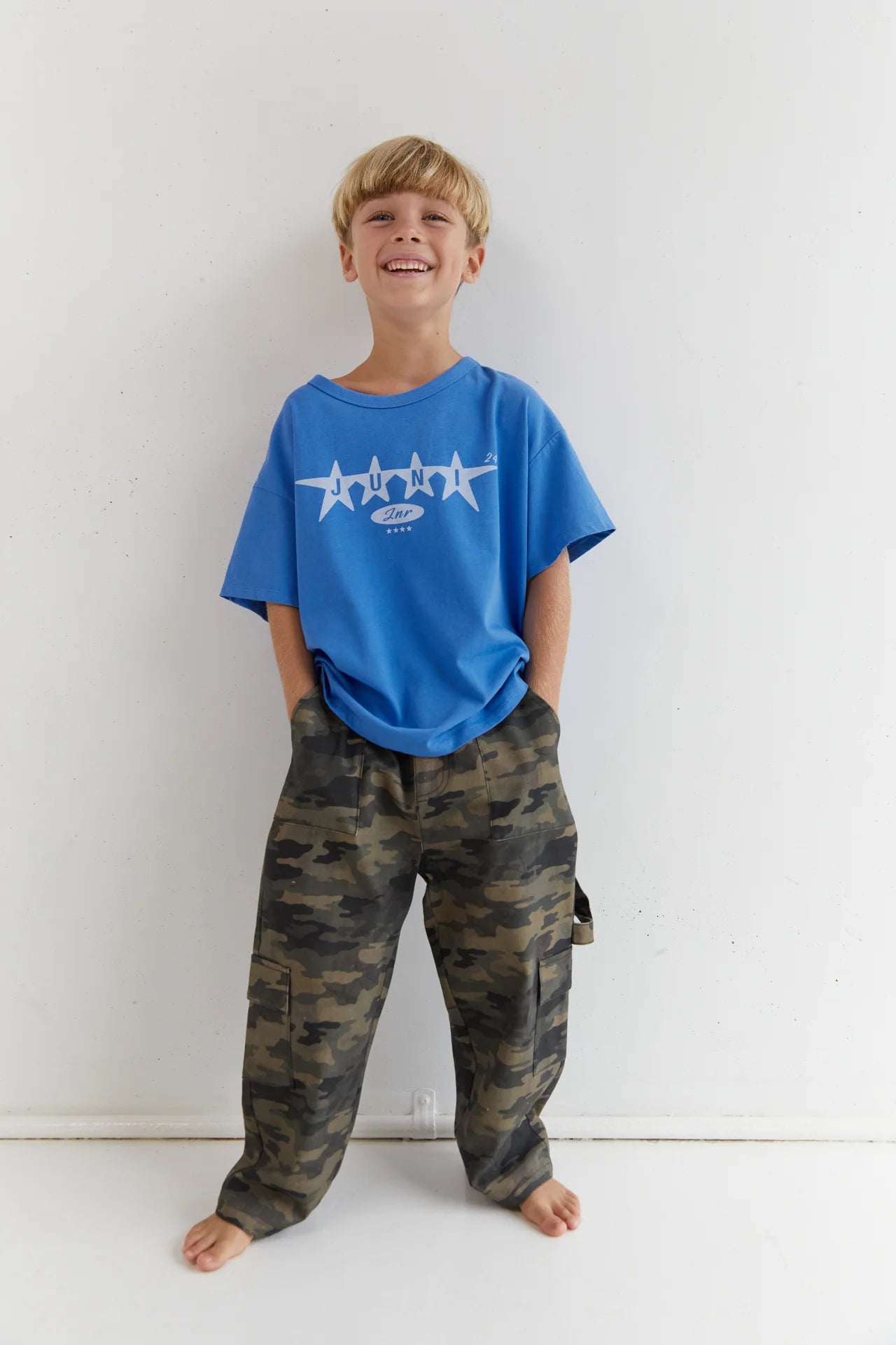 JNR Star Tee - Azure