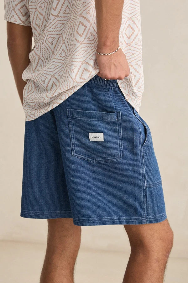 Textured Wale Jam - Indigo