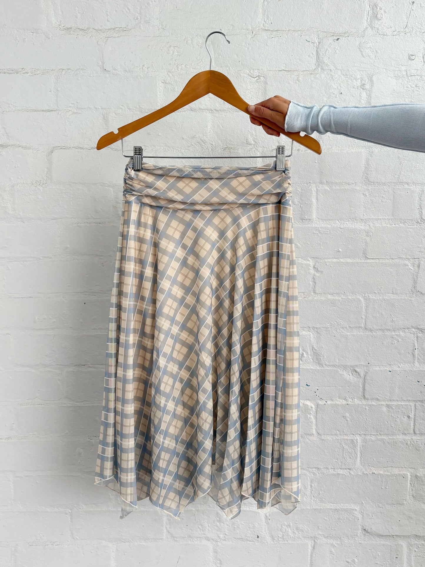 Du Soleil Mesh Tabi Midi skirt