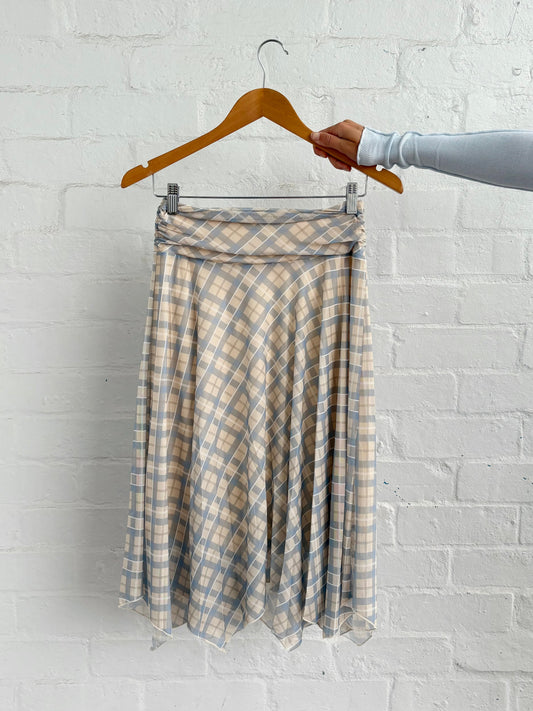 Du Soleil Mesh Tabi Midi skirt