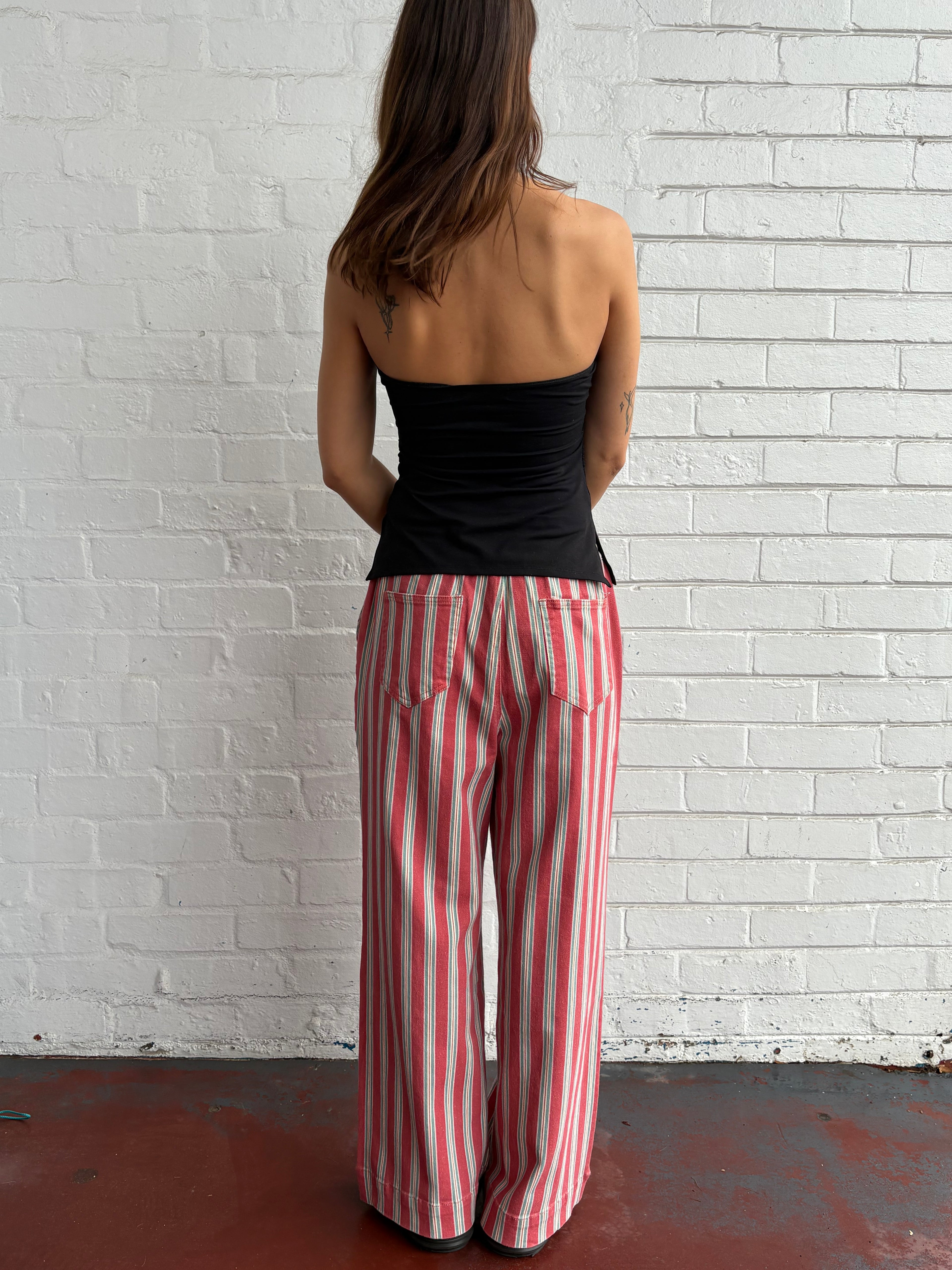 Label Of Love Striped Jean