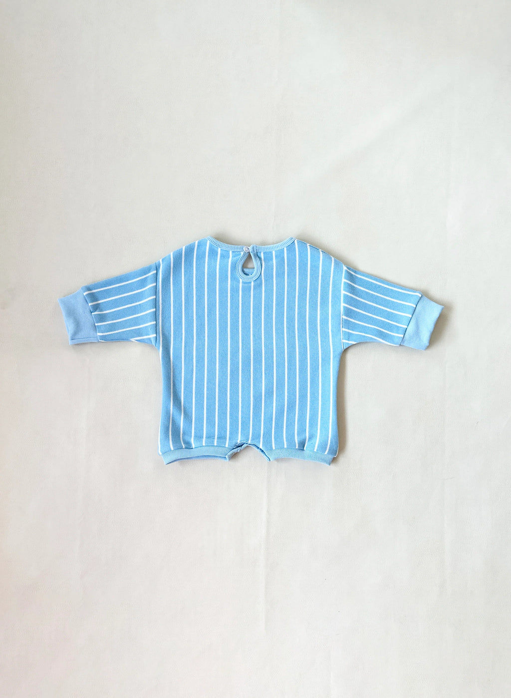 Addie Stripe Bodysuit- Blue/White Stripe