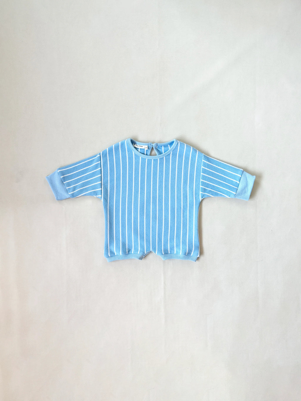 Addie Stripe Bodysuit- Blue/White Stripe