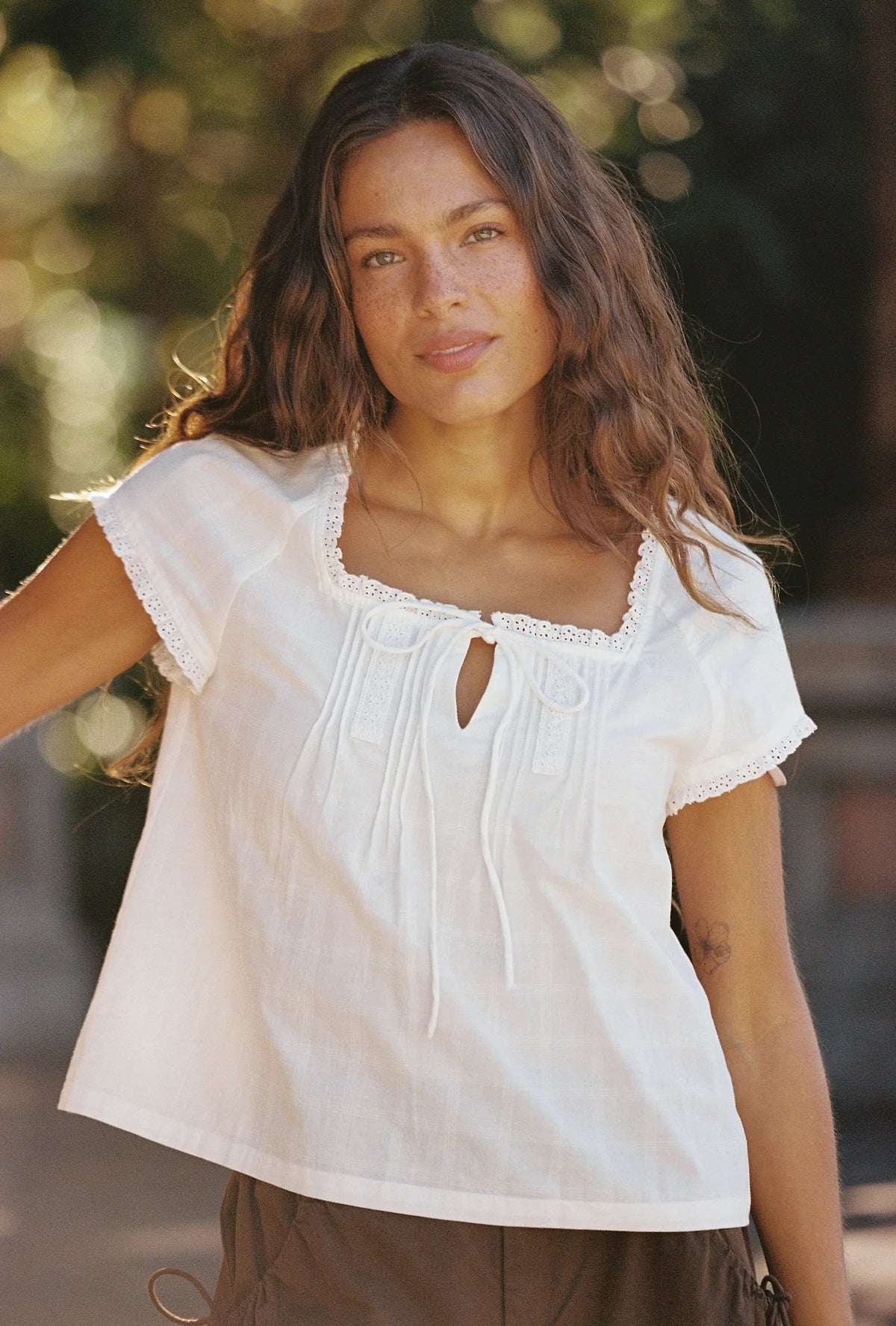 Amelia Blouse - Blanc