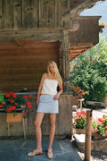 Andi Mini Skirt - Sky Check