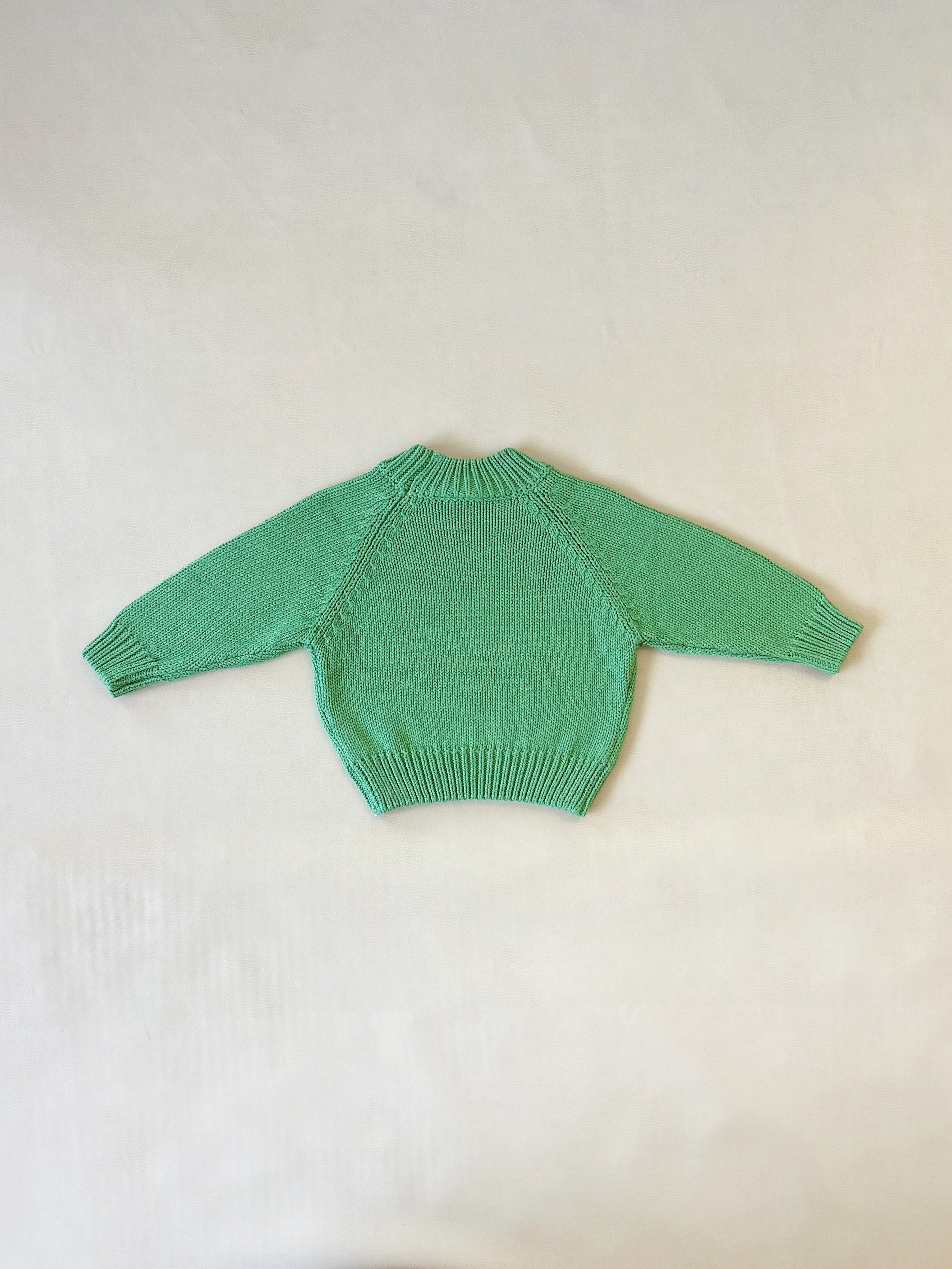 Ansel Cotton Knit Jumper - Lawn