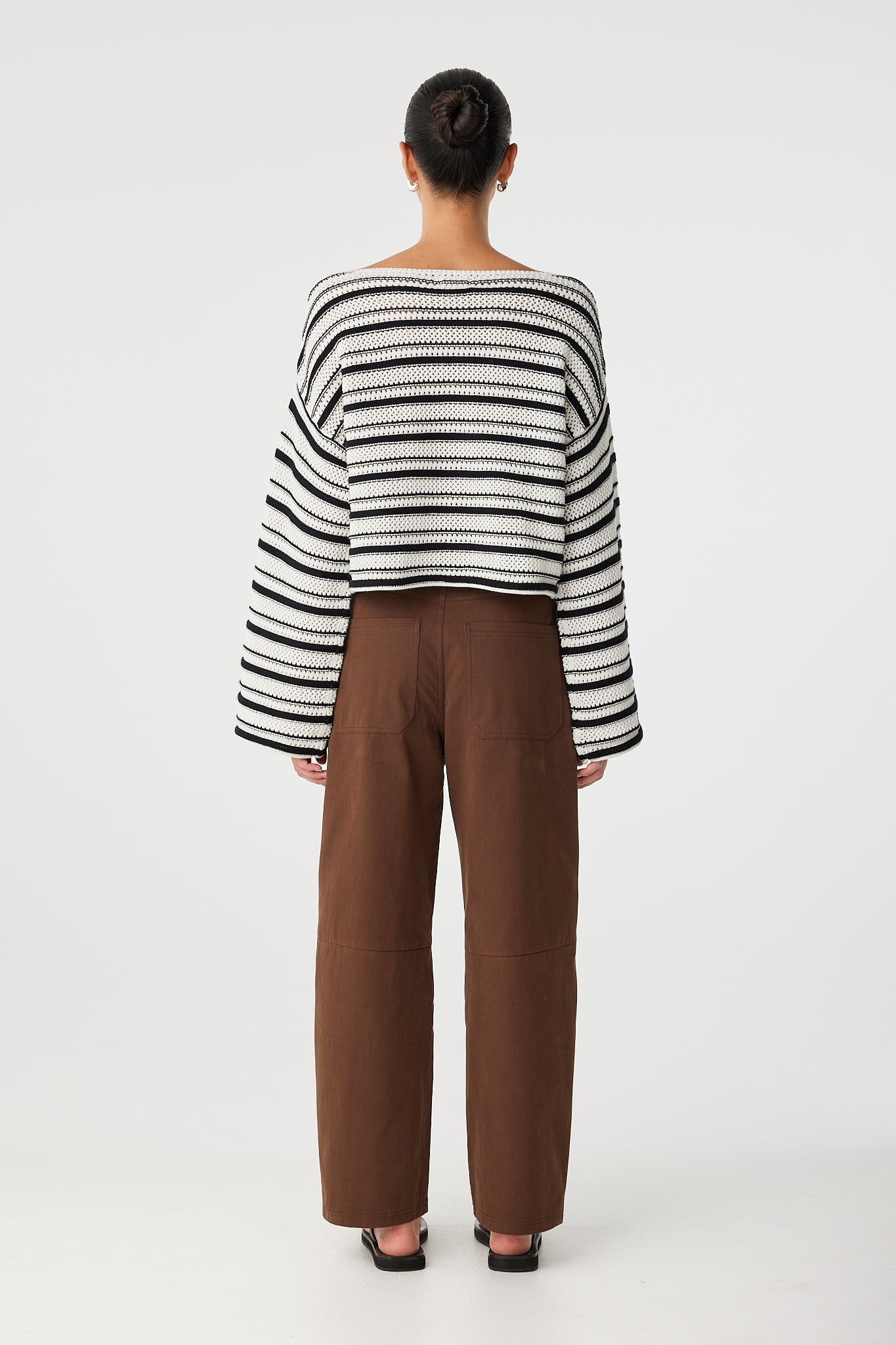 Maisie Sweater- Cream & Black