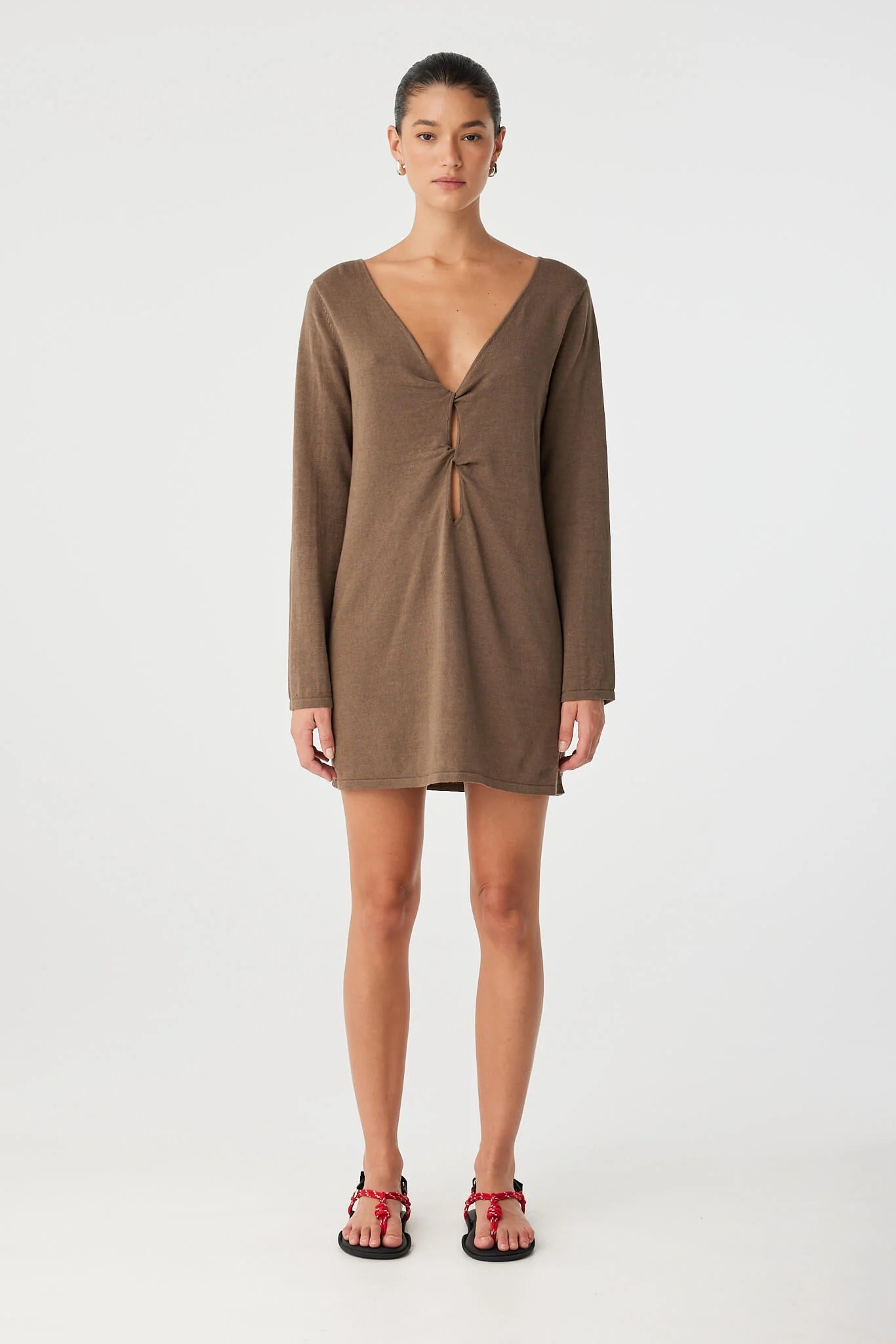 Paloma Reversible Dress- Cacao