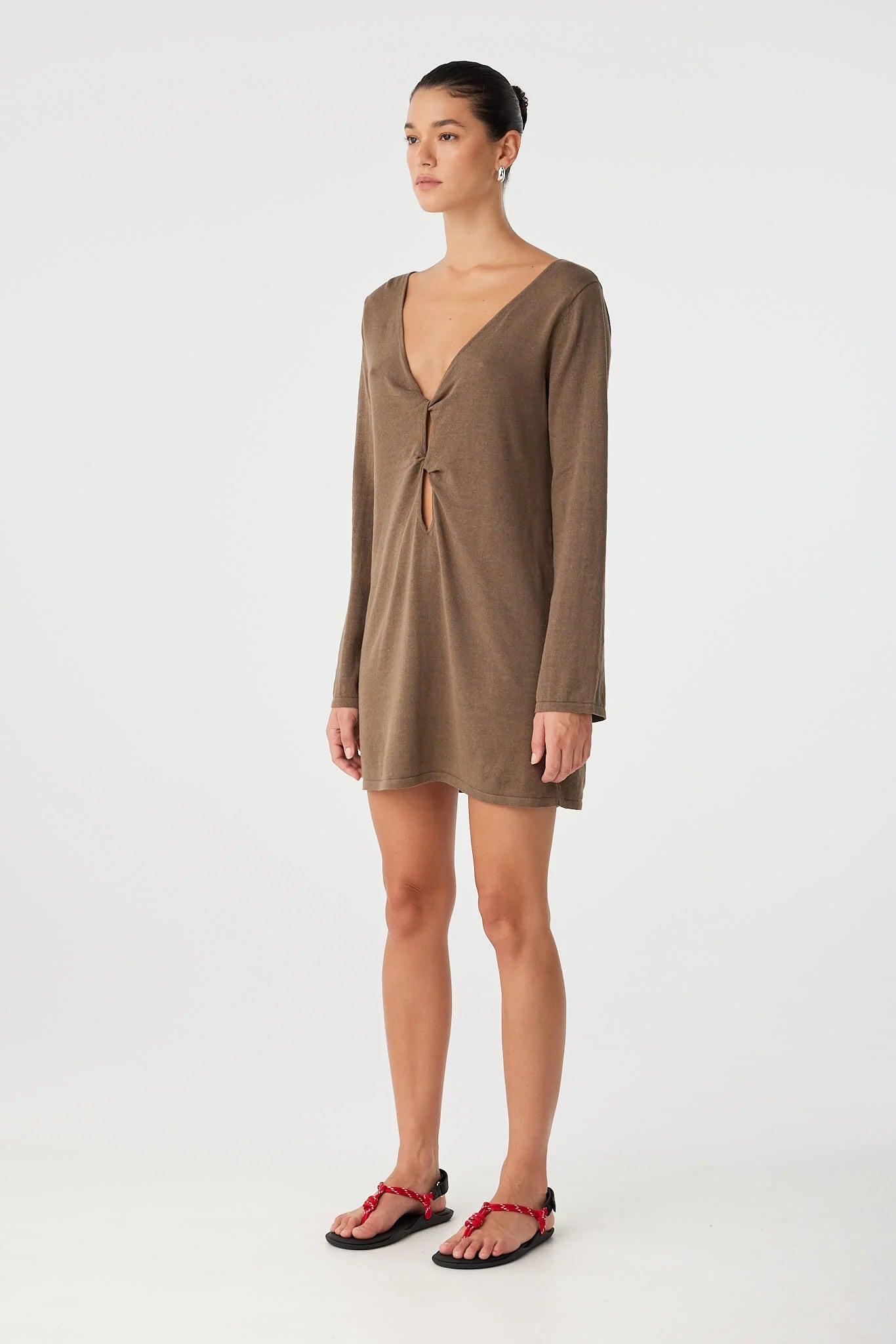 Paloma Reversible Dress- Cacao