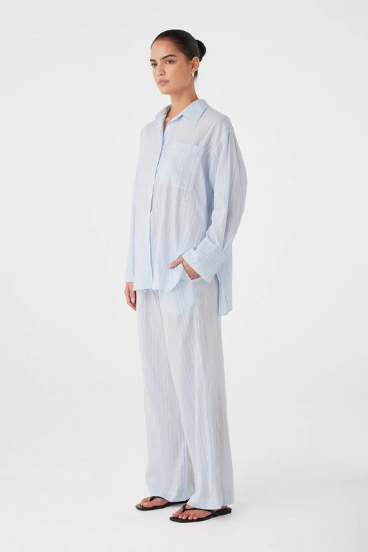 Priya Shirt- Powder Blue