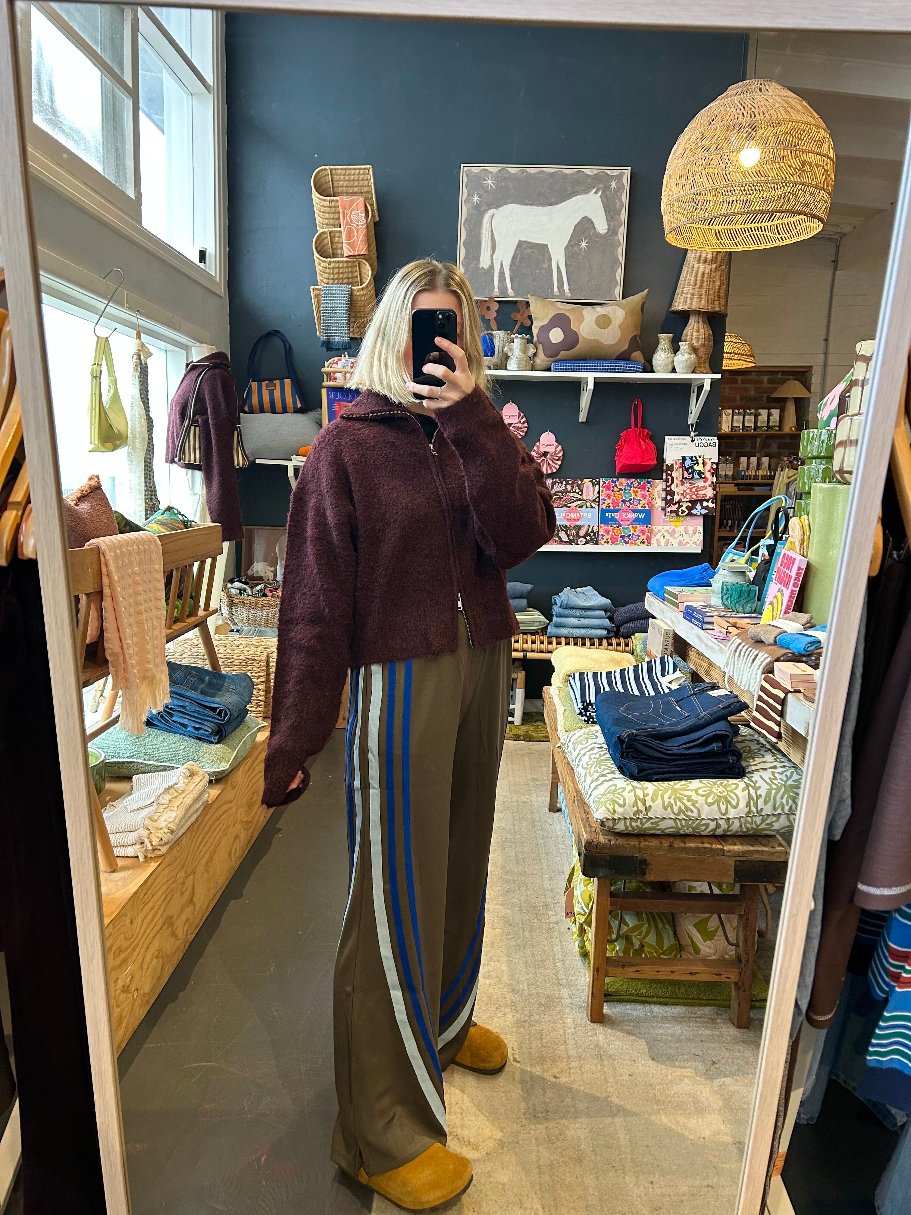 Paper Heart Axis Pants - Chocolate
