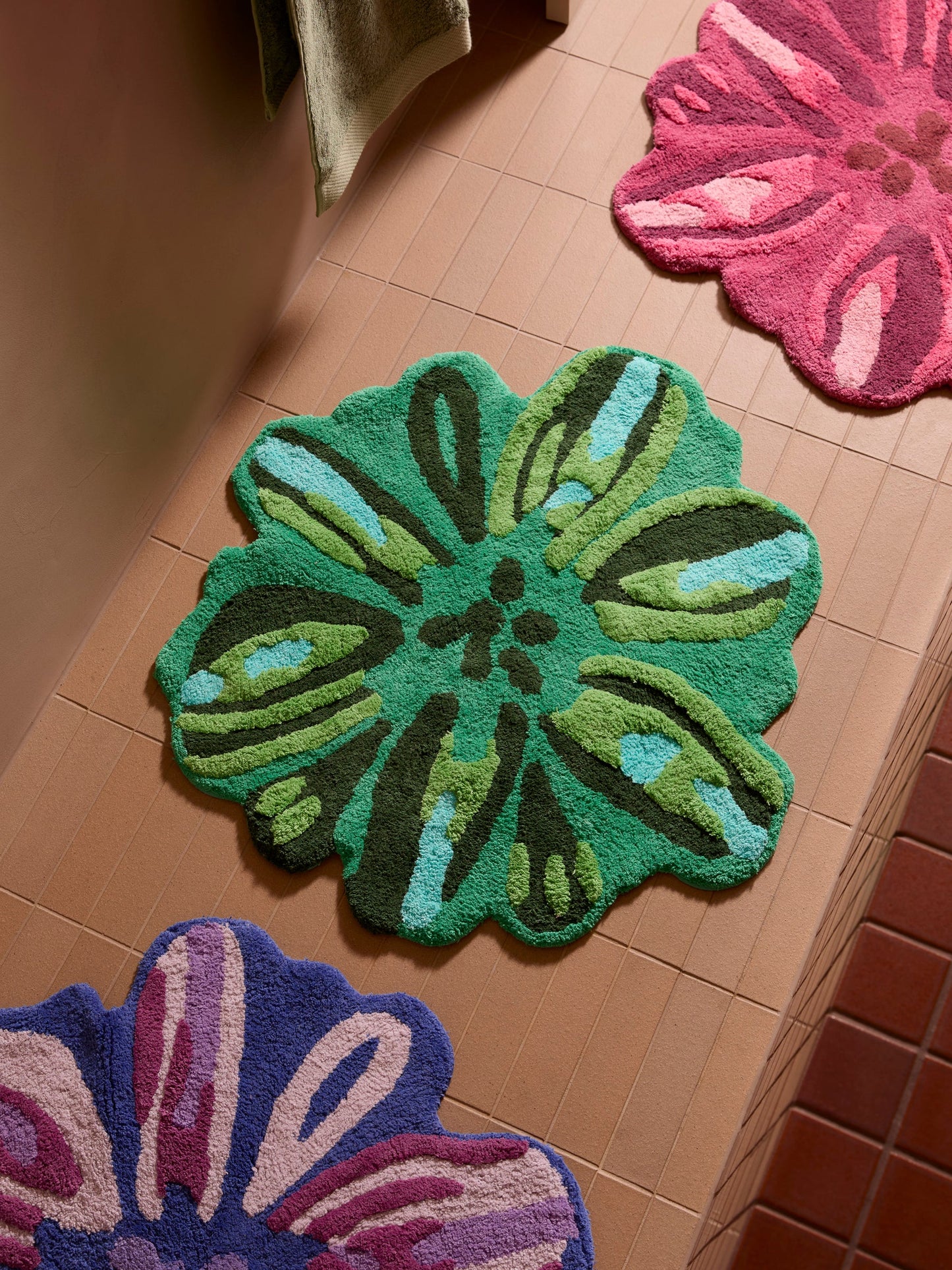 Meadow Green Bath Mat