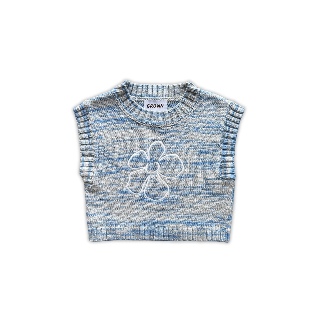 Organic Space Dye Knit Vest