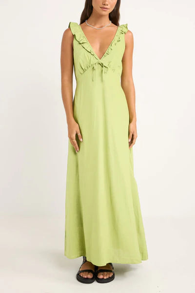 Mila Ruffle Maxi Dress