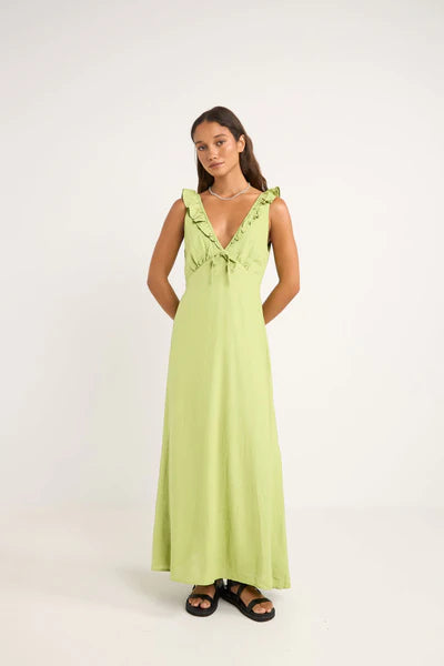 Mila Ruffle Maxi Dress