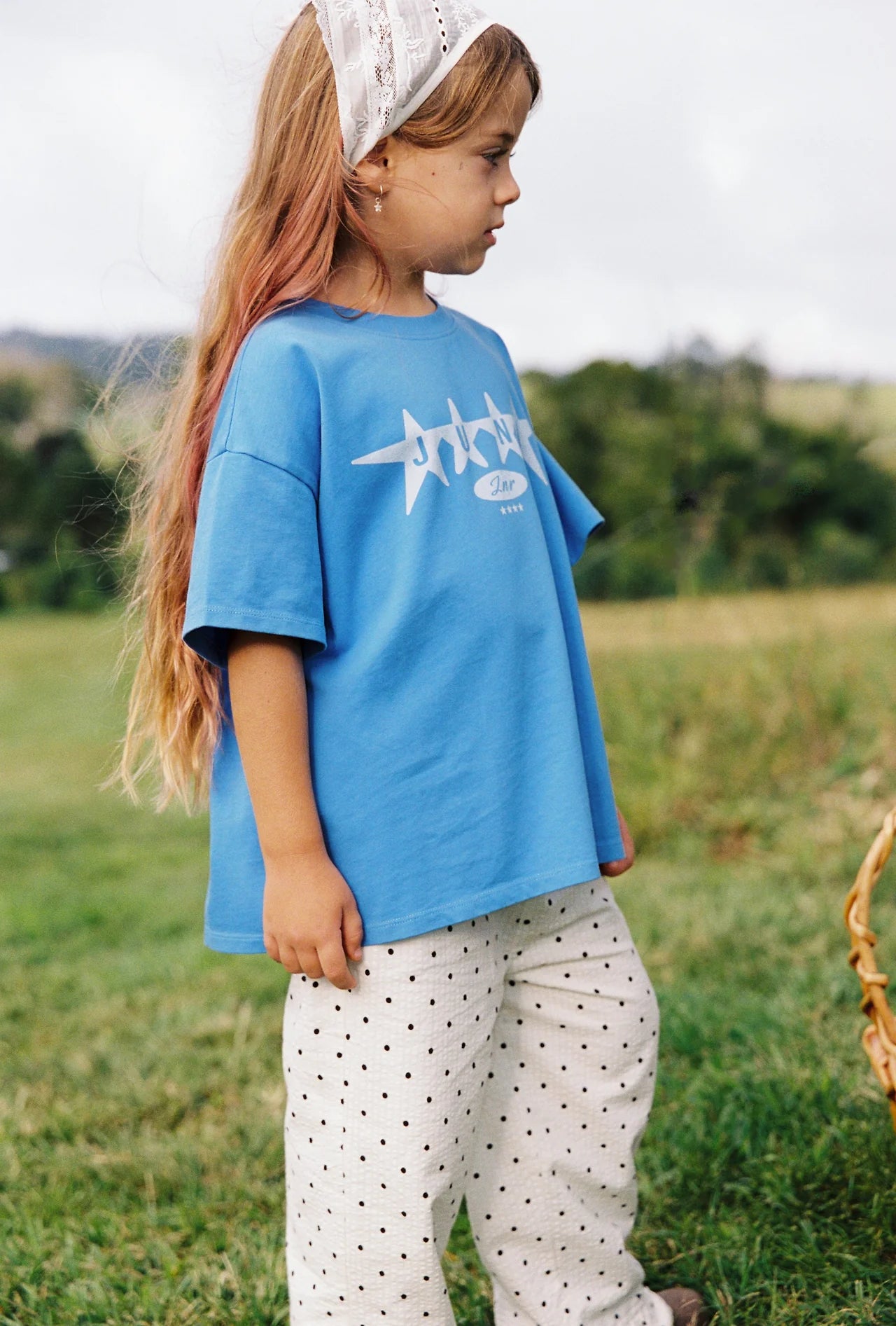 JNR Star Tee - Azure