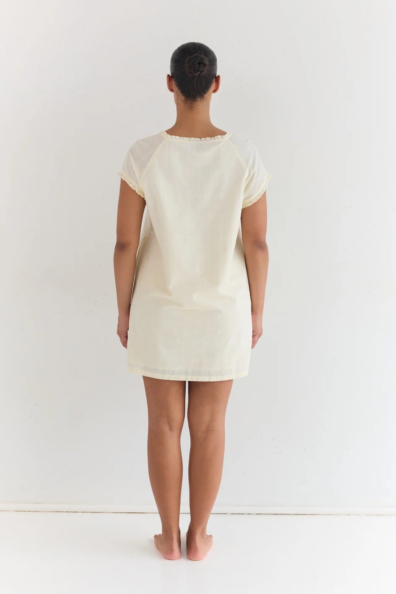 Amelia Mini Dress - Buttercream