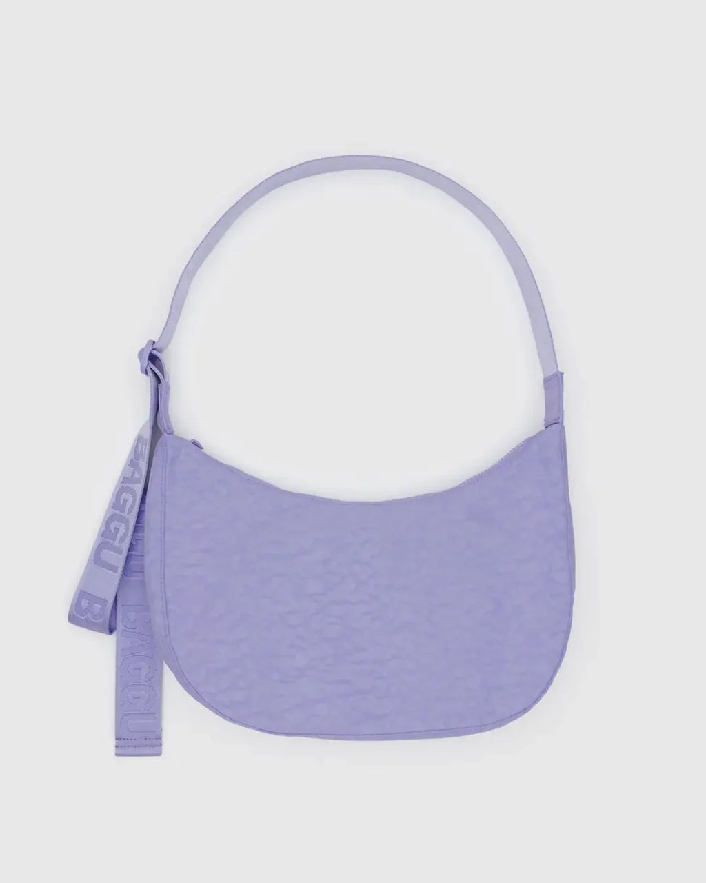 Medium Nylon Crescent Bag- Wisteria