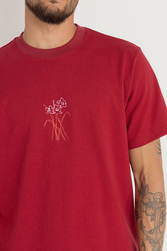 Bouquet Vintage SS T-Shirt- Merlot