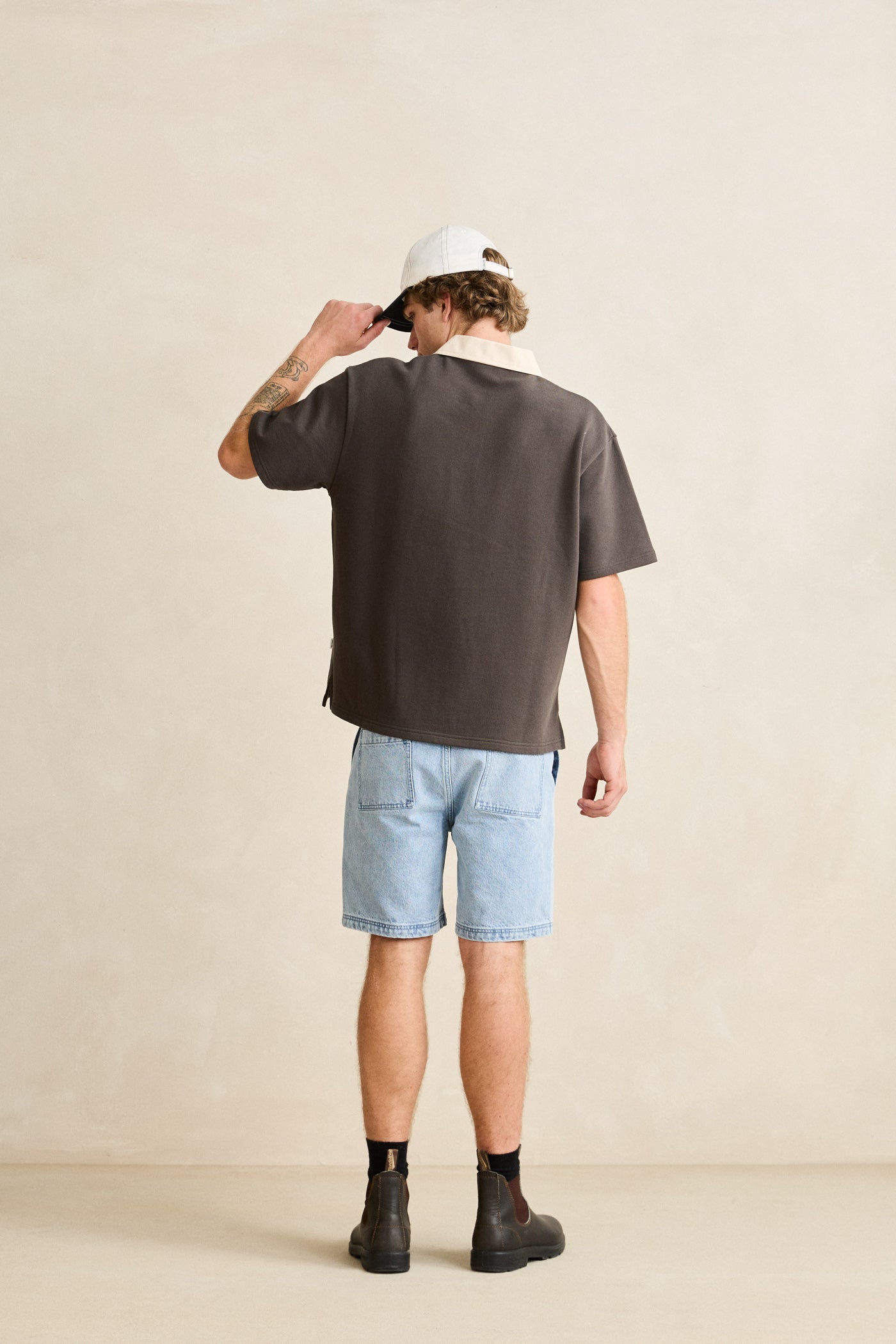 Koa SS Rugby Polo - Charcoal