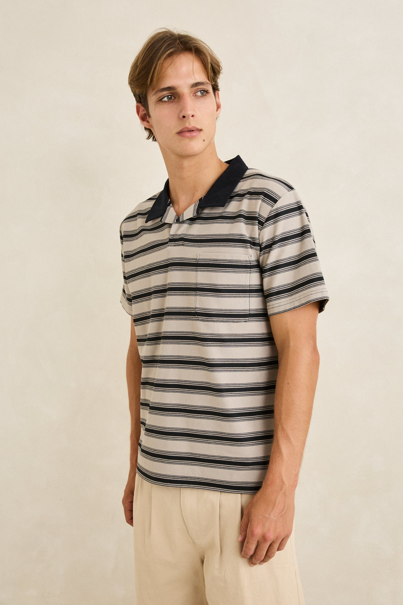 Vintage Stripe Havana Polo