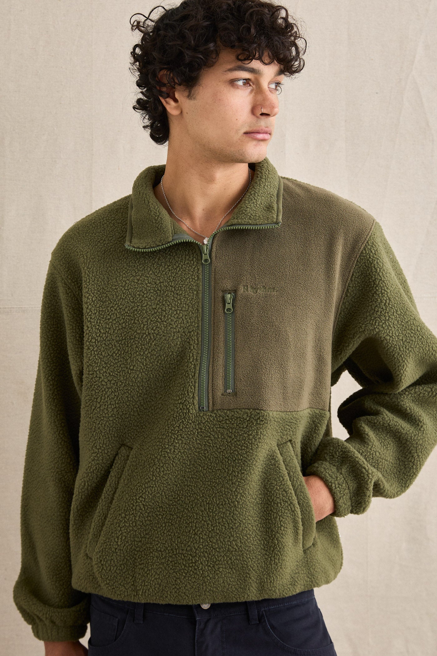 Koa Fleece Half Zip - Forest