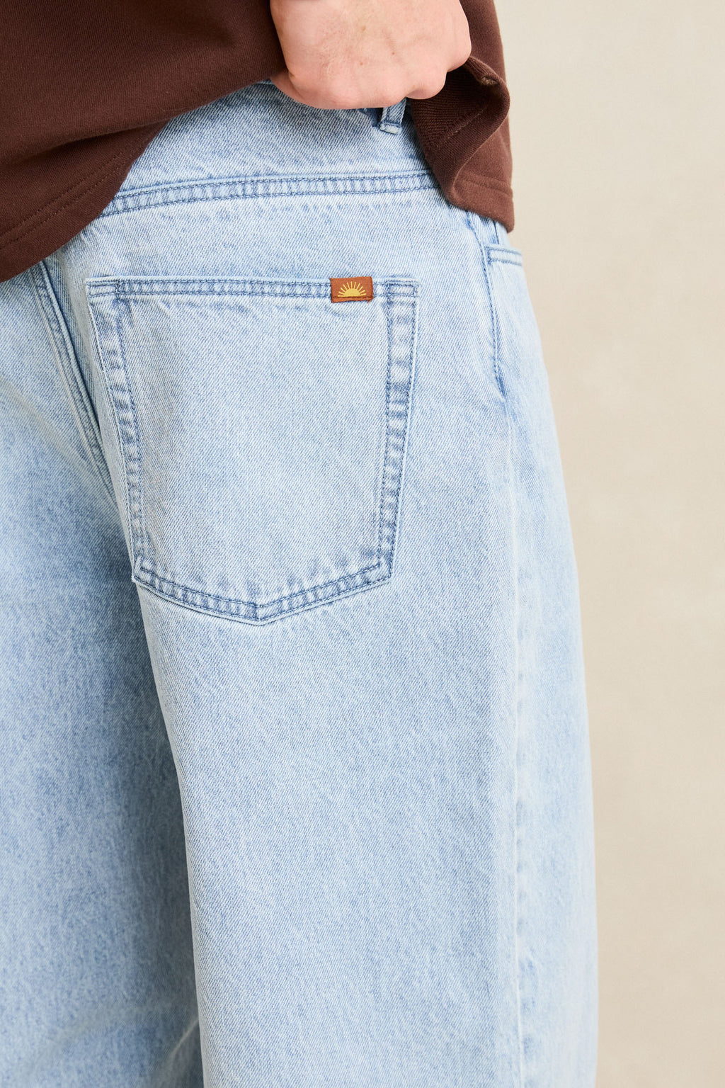 Relaxed Heavywash Jean - Light Blue