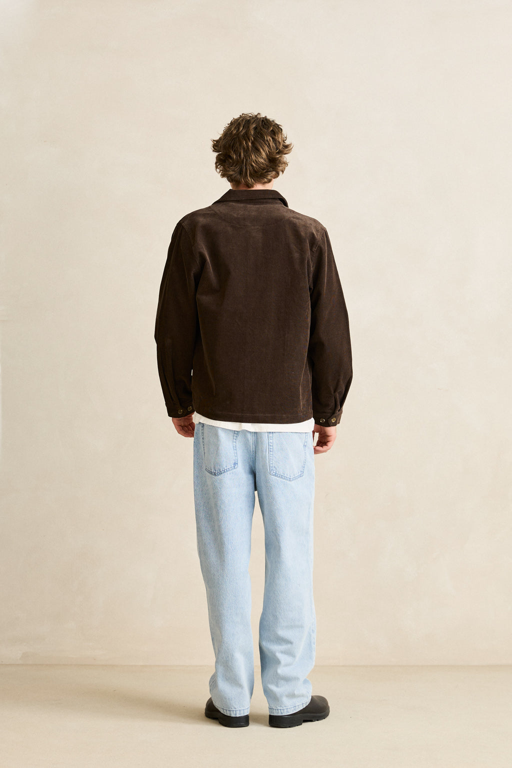 Broadcast Cord Overshirt - Chocolate