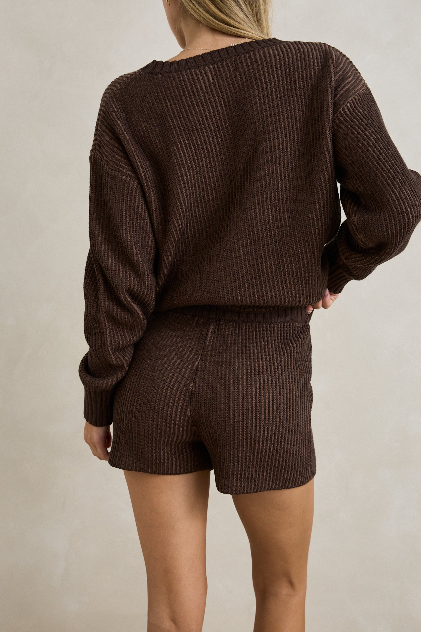 Lulu Knit Short - Taupe
