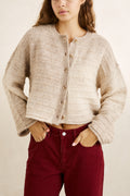 Baklava Cardigan - Grey Heather