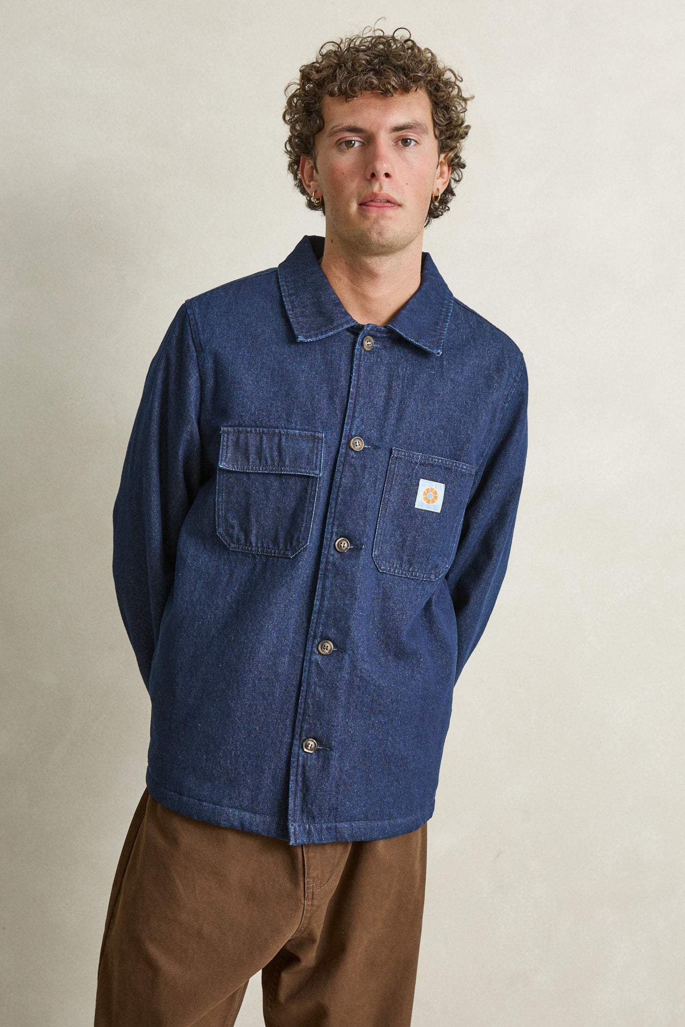 Denim Insulated Shirt Jacket
