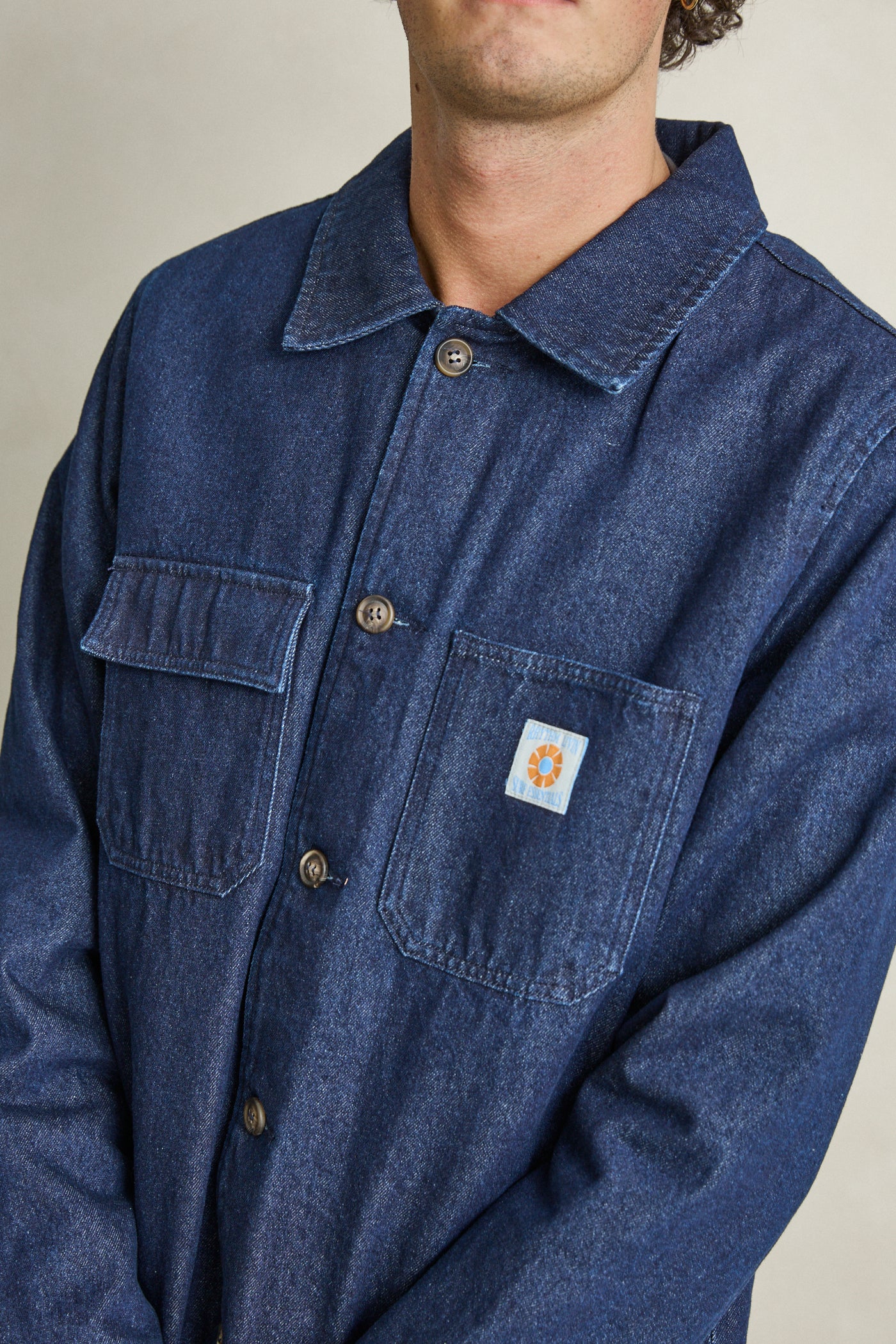 Denim Insulated Shirt Jacket