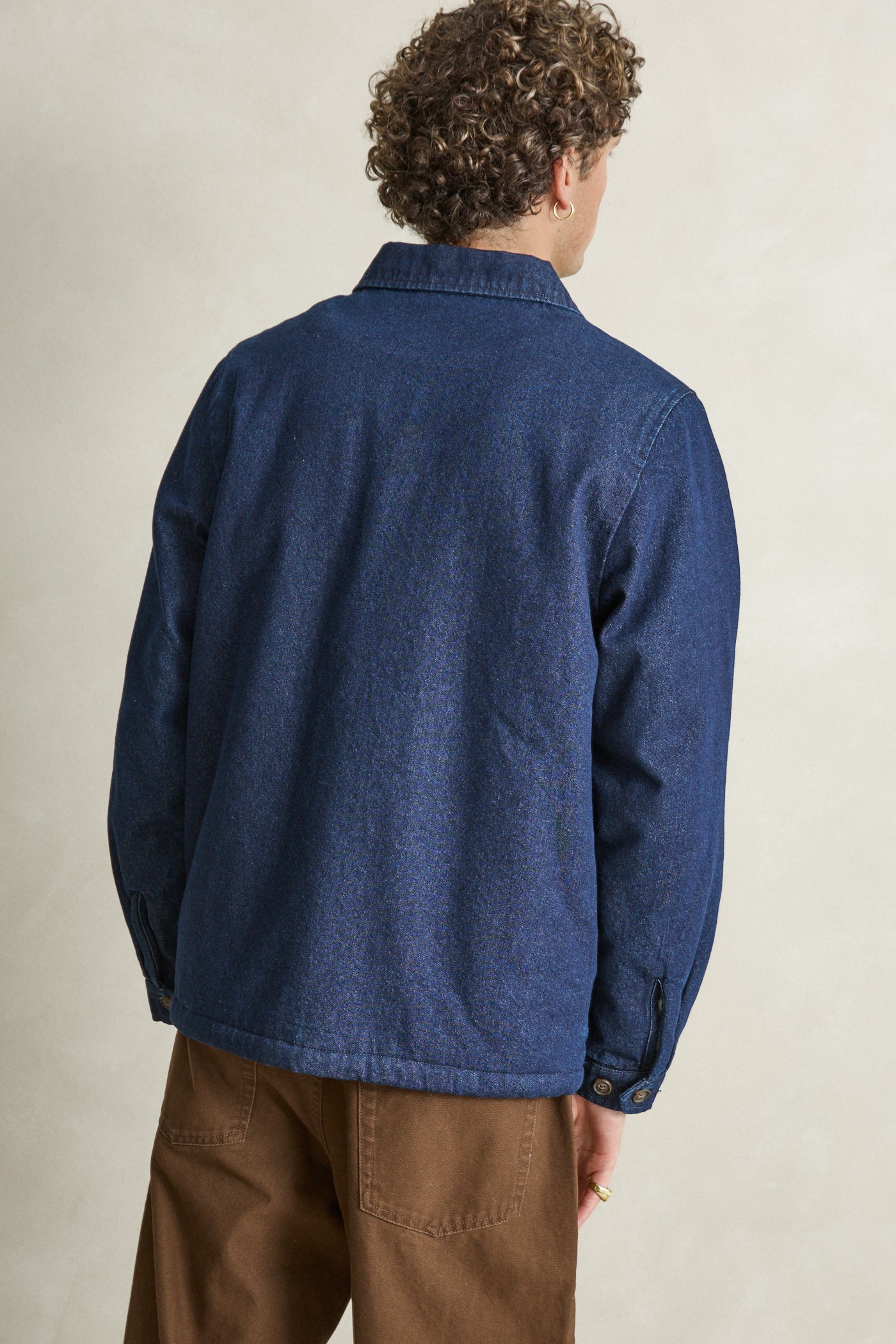 Denim Insulated Shirt Jacket
