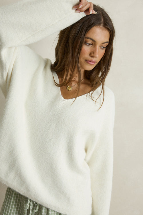 Adelle Oversized LS Knit Top
