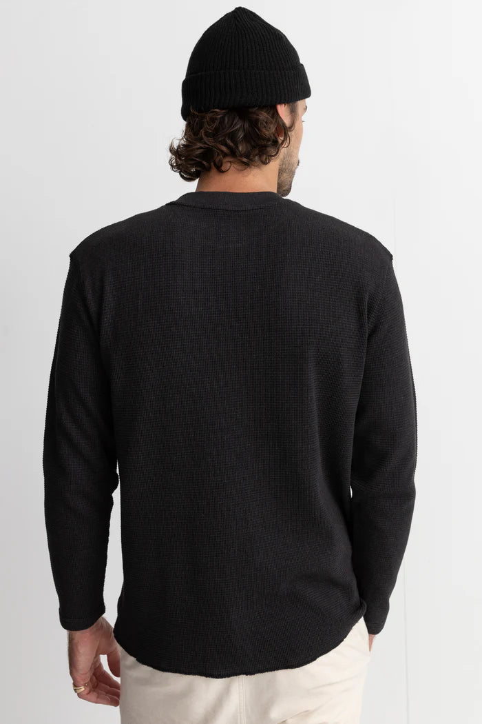 Classic Waffle Knit- Vintage Black