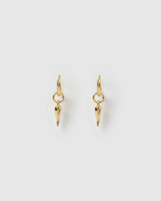 Cornicello Gold Charm Earrings - Small
