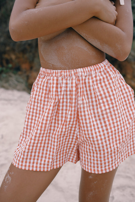 Ava Short- Starburst Gingham