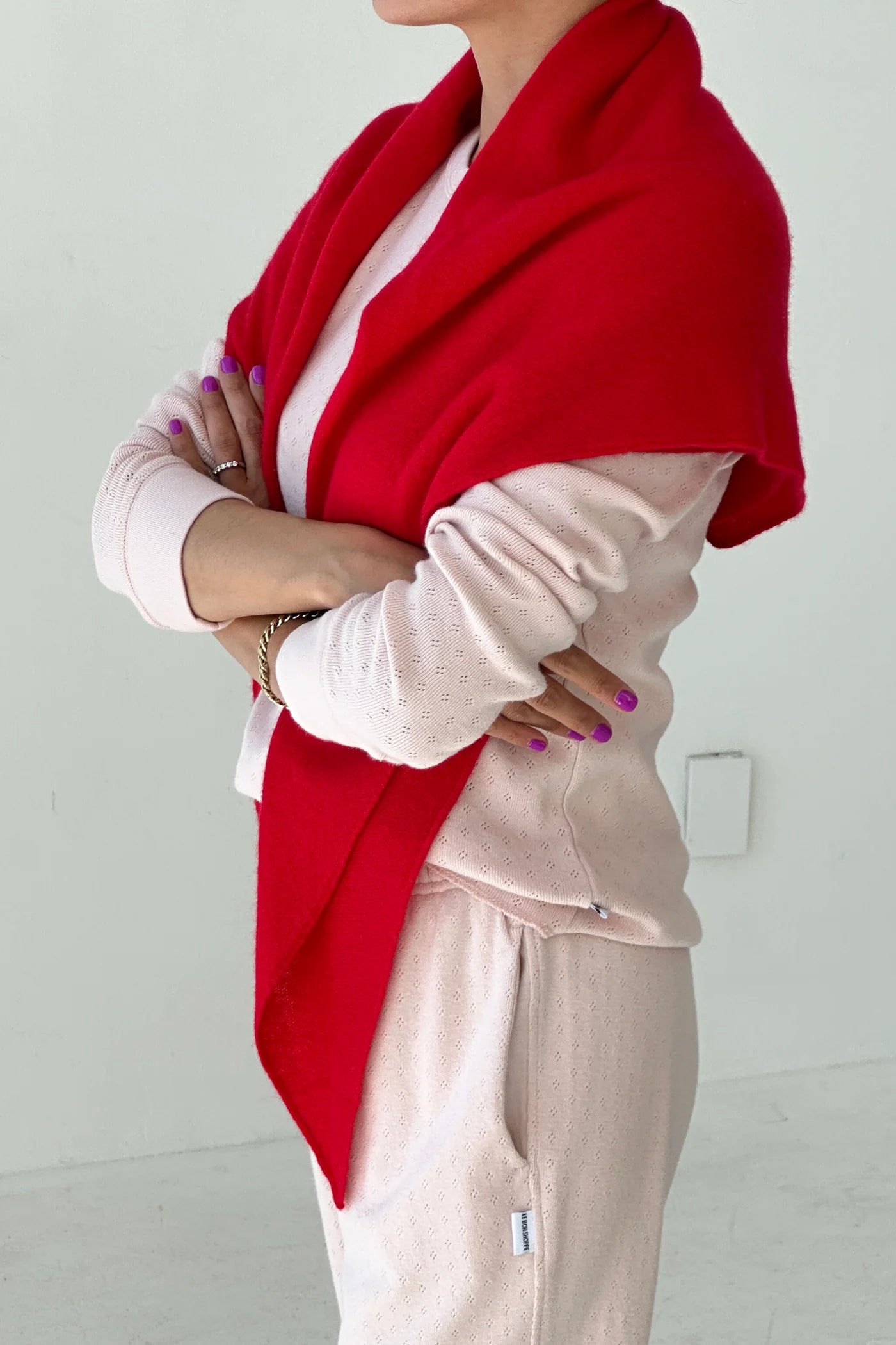 Cashmere Shawl- Red