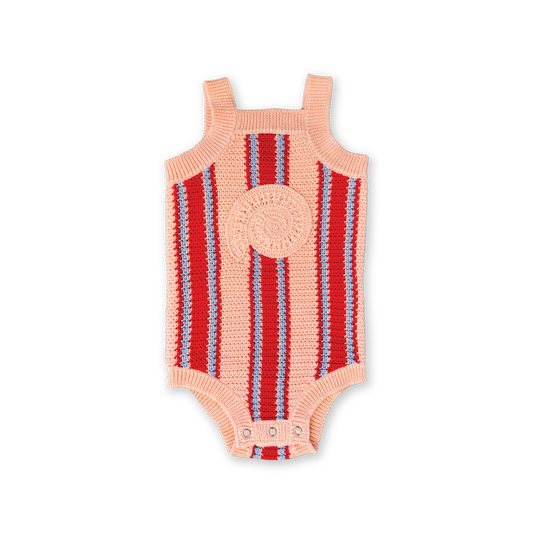 Island Stripe Shell Singletsuit