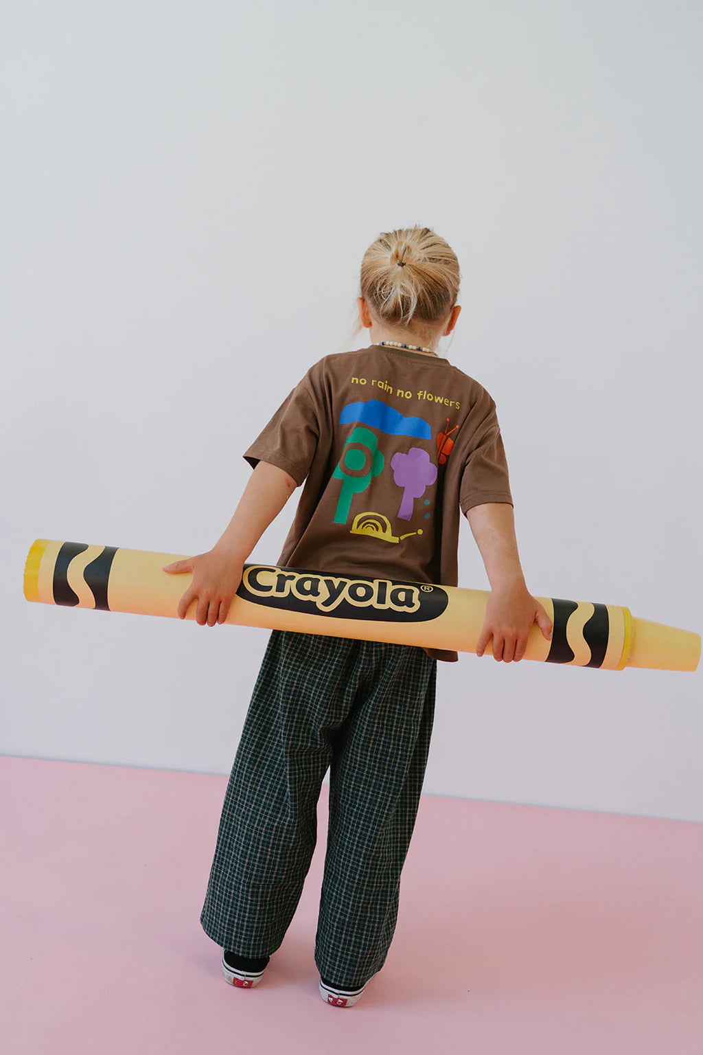 No Flowers Tee - Brown