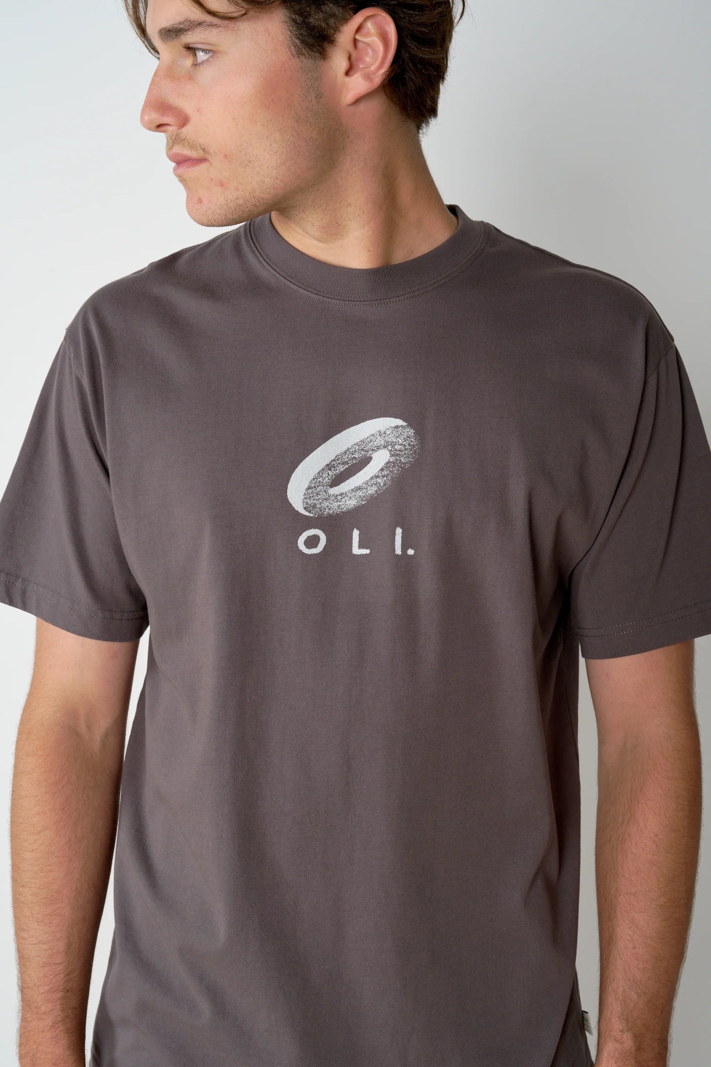 Loop Tee- Coal