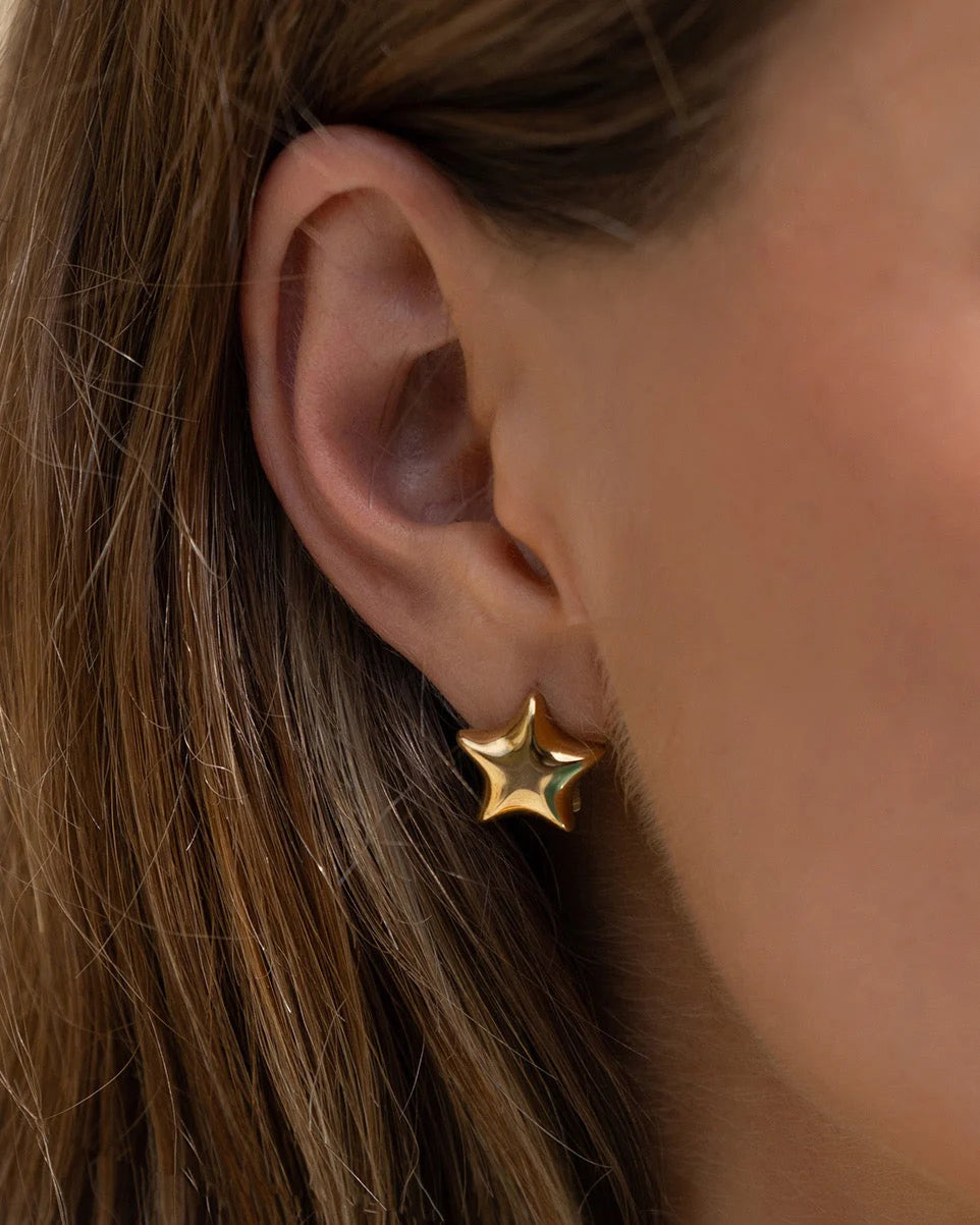Star Struck Earrings- Gold