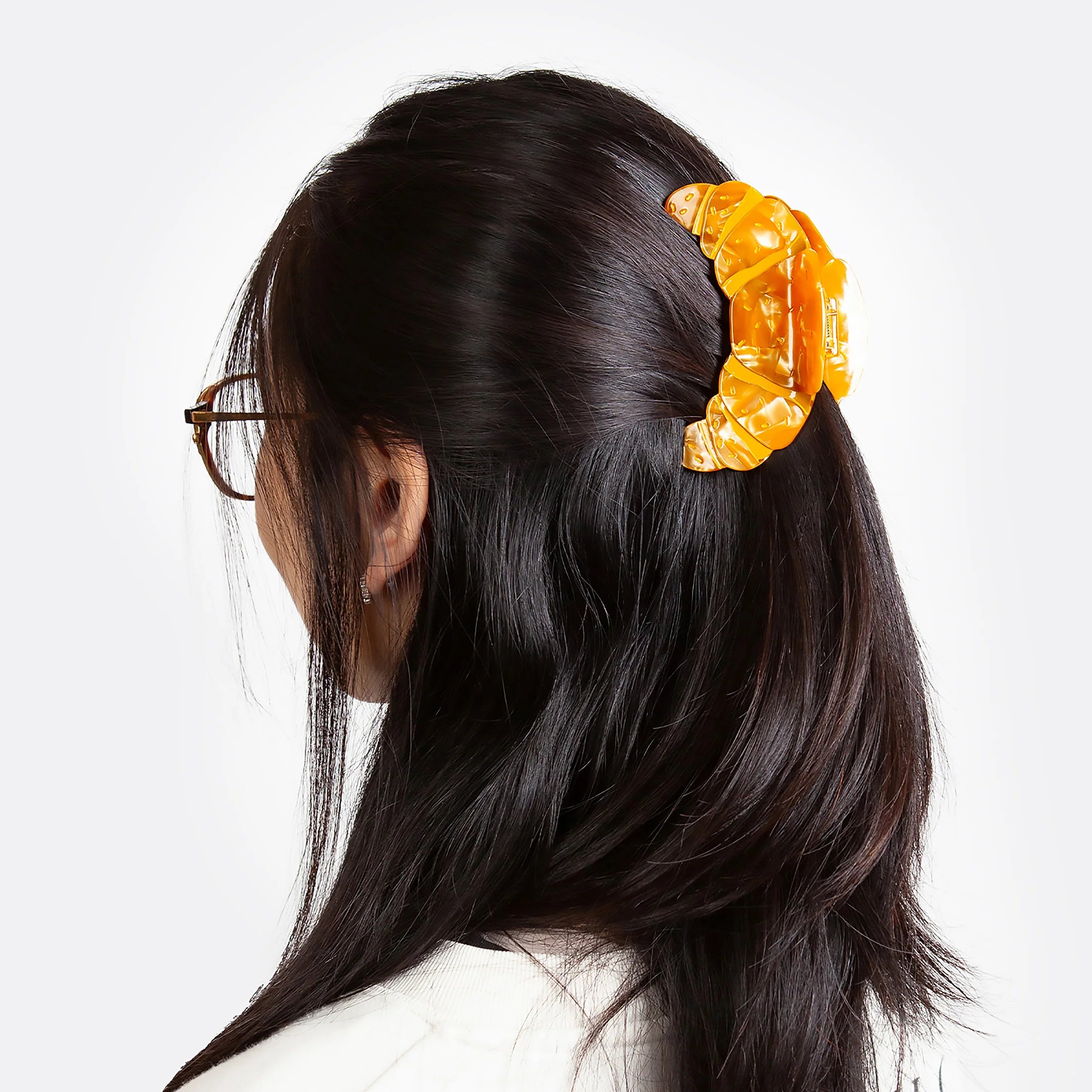 Hair Claw Croissant