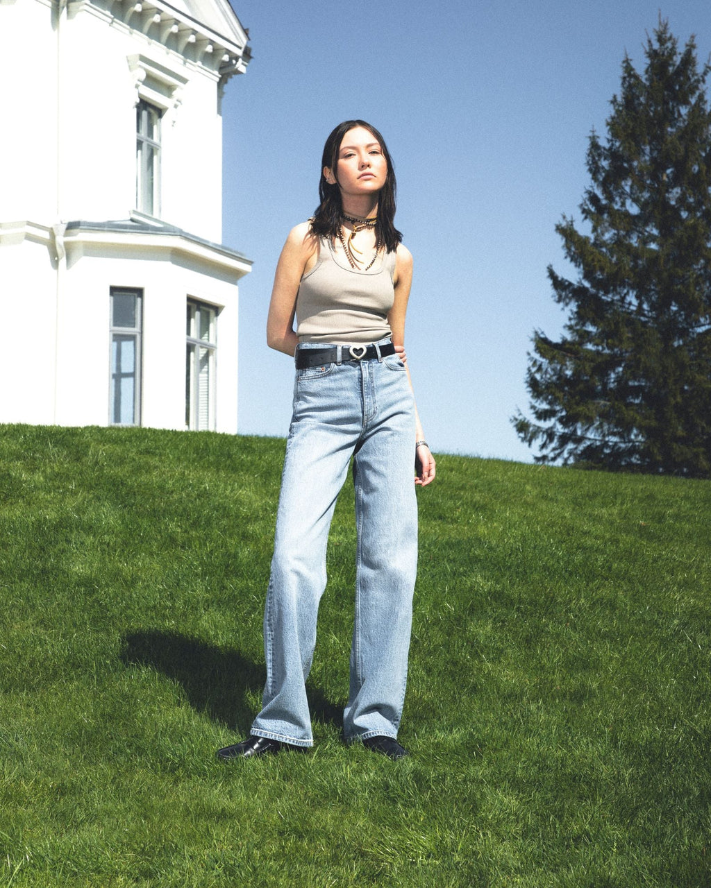 Echo Straight Jeans- Bay Blue