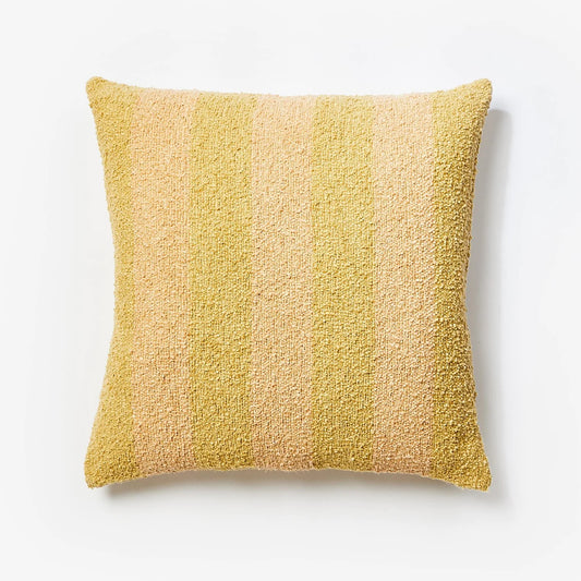 Boucle Stripe Cushion Wheat- 60cm
