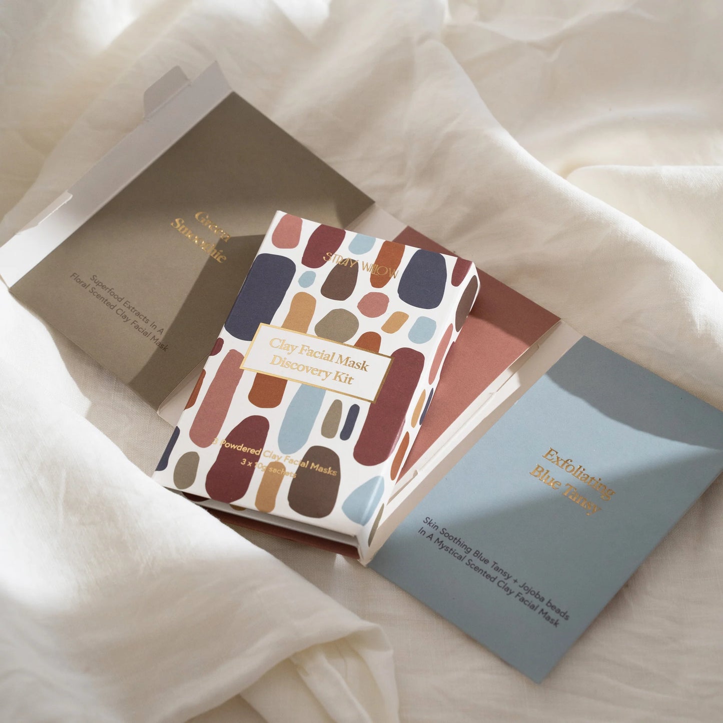 Clay facial mask discovery kit