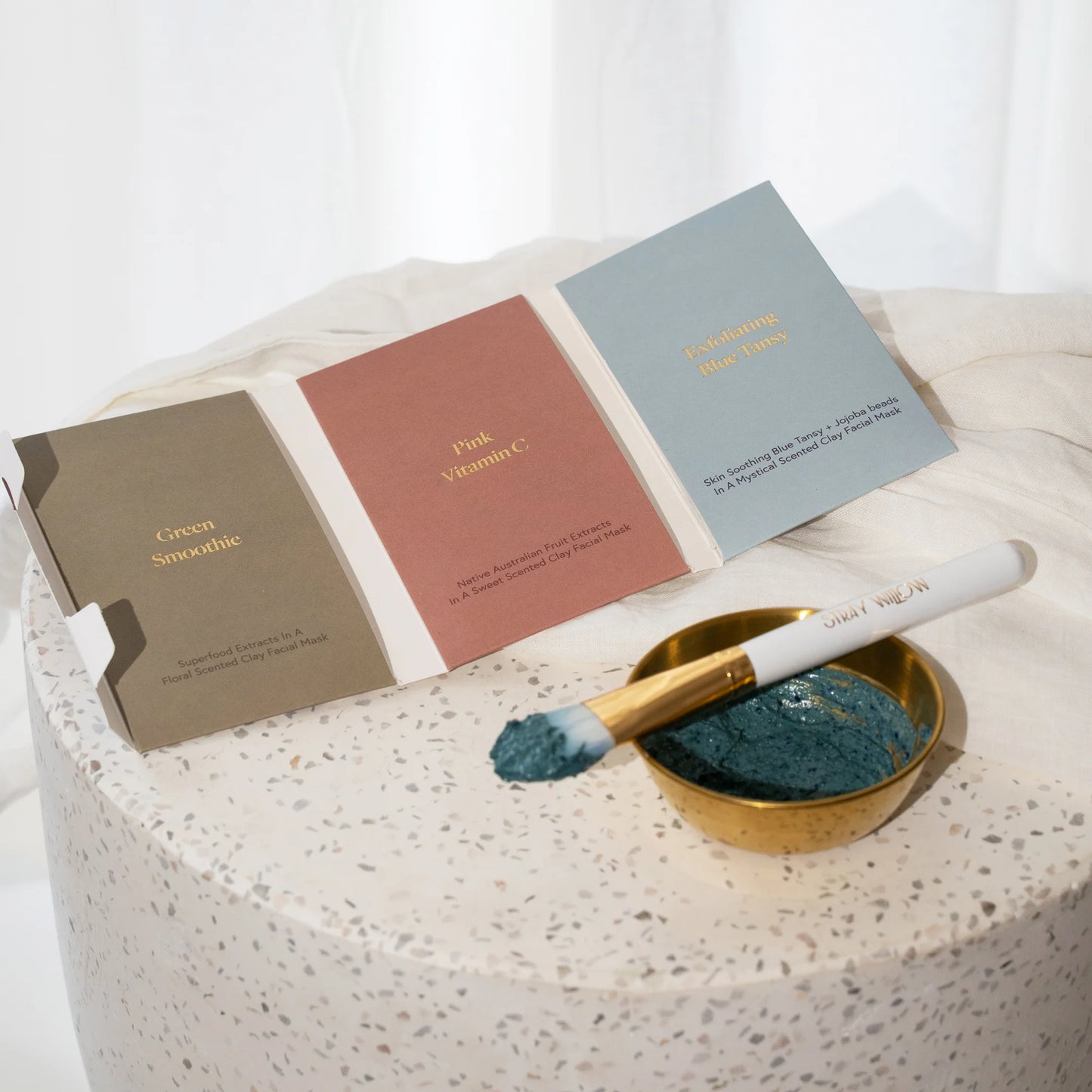 Clay facial mask discovery kit