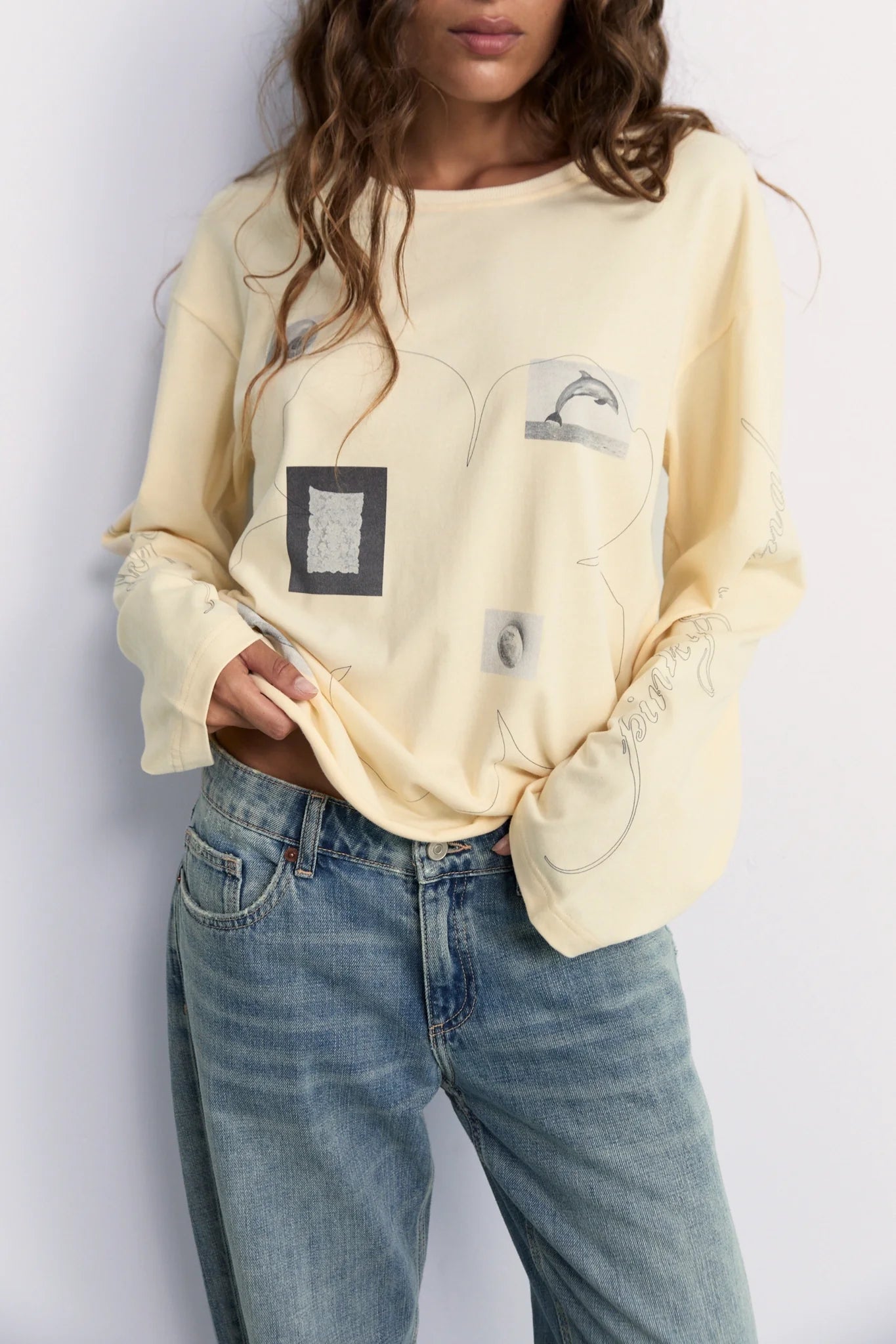 Field Notes Long Sleeve Top - Soft Yellow
