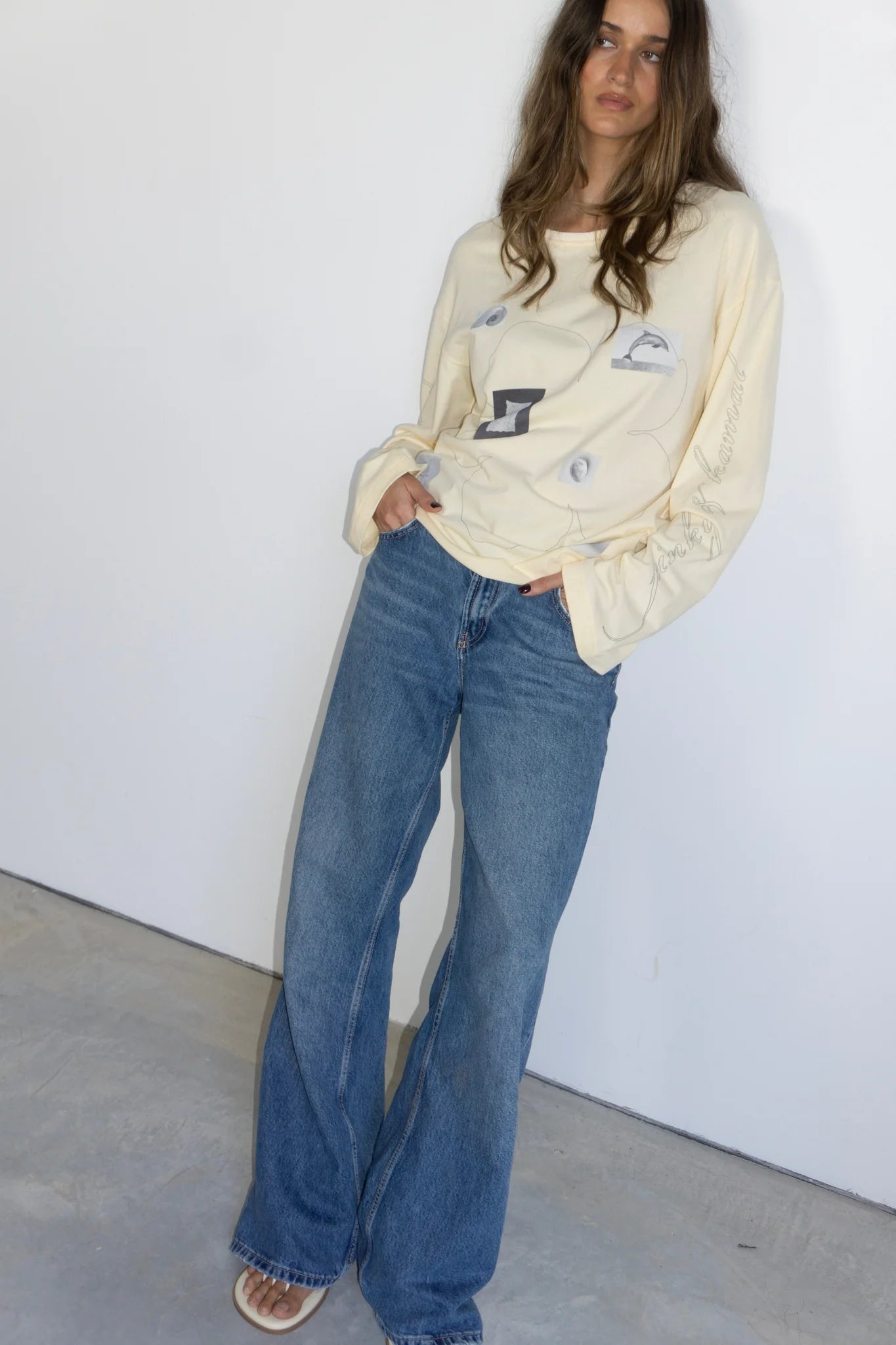 Field Notes Long Sleeve Top - Soft Yellow