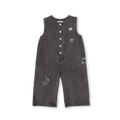 Fishy Business Denim Jumpsuit - Ash